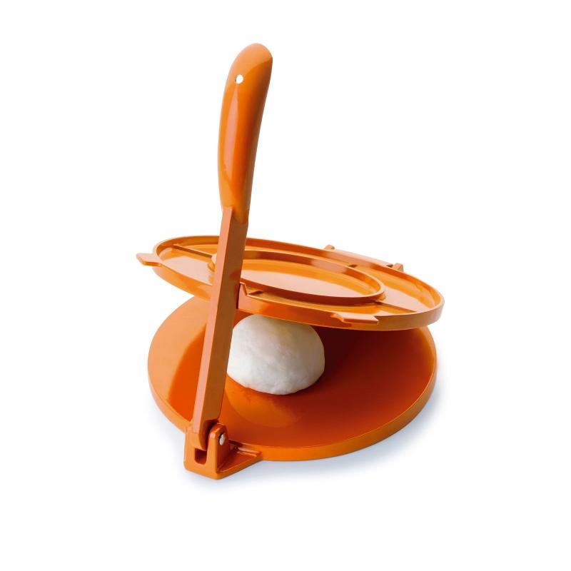 Ibili_alumiininen_tortillaprassi_oranssi
