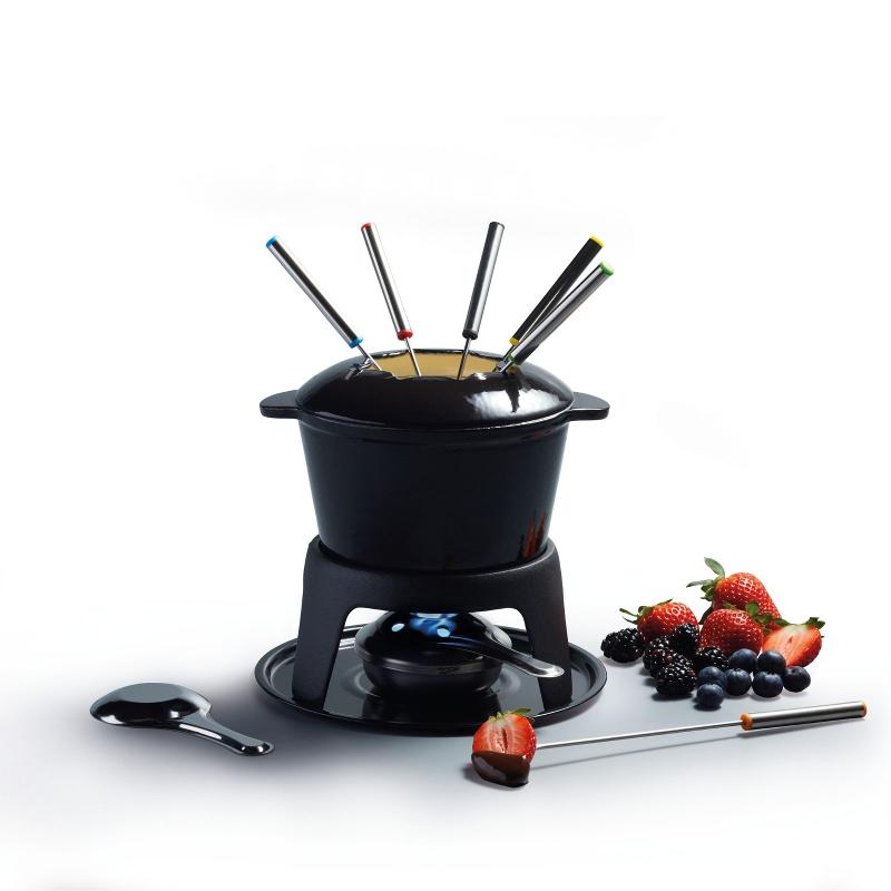 Kitchen_Craft_fonduepata_musta___tarvikkeet